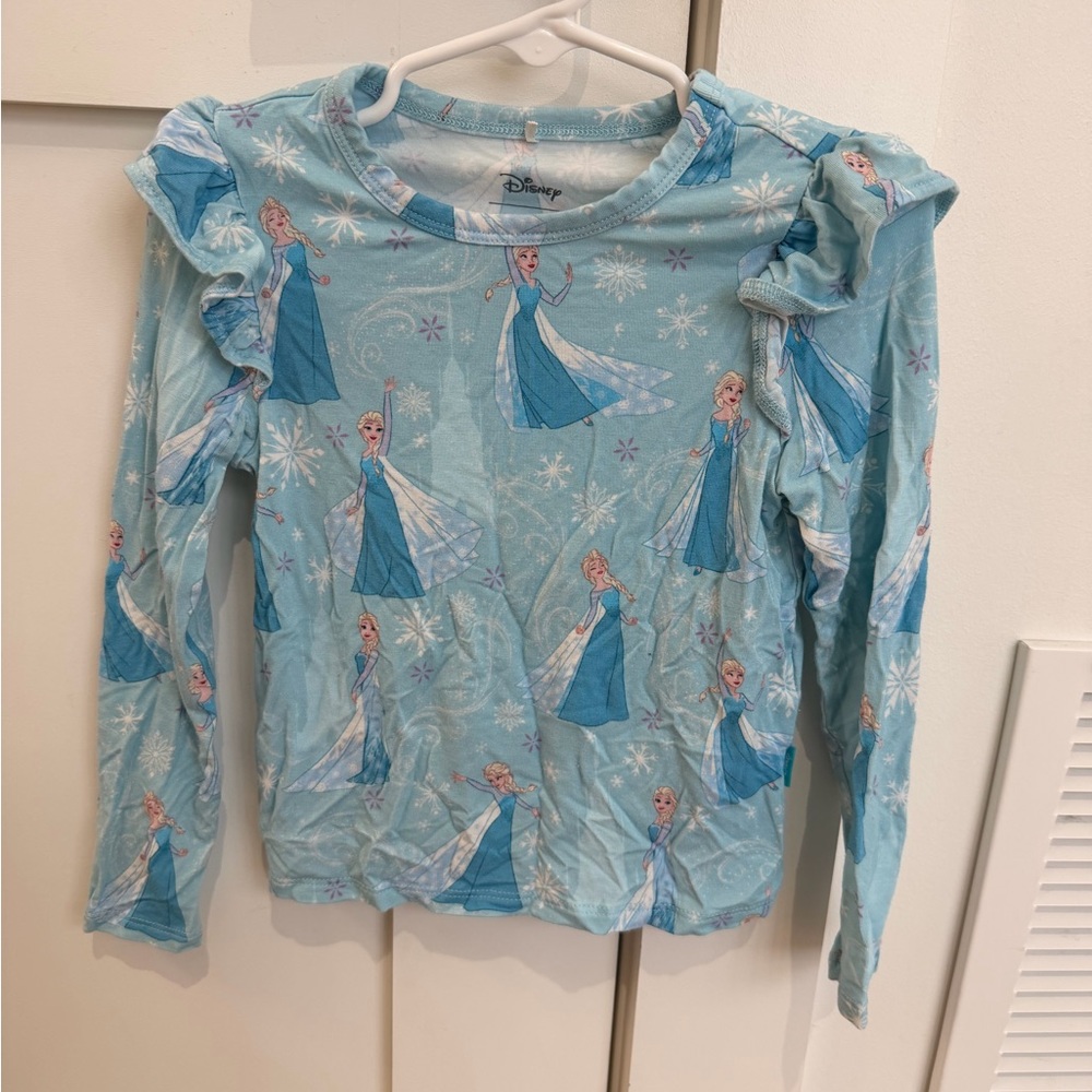 Posh Peanut Frozen Elsa Light Blue Long-Sleeve Top